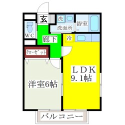 大溝駅 徒歩45分 2階の物件間取画像